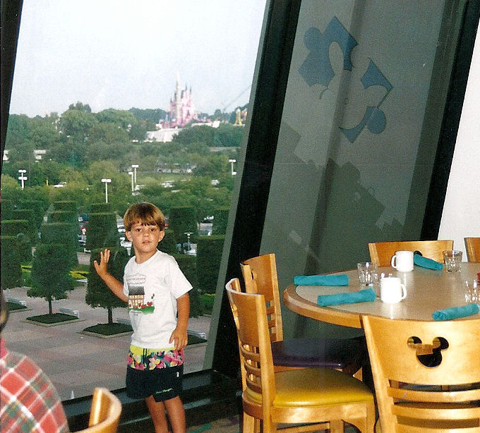 Me at the Contemporary Resort.