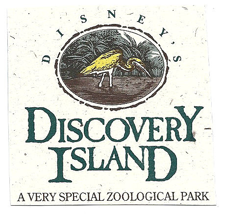 A logo and slogan for Discovery Island. A logo and slogan for Discovery Island.