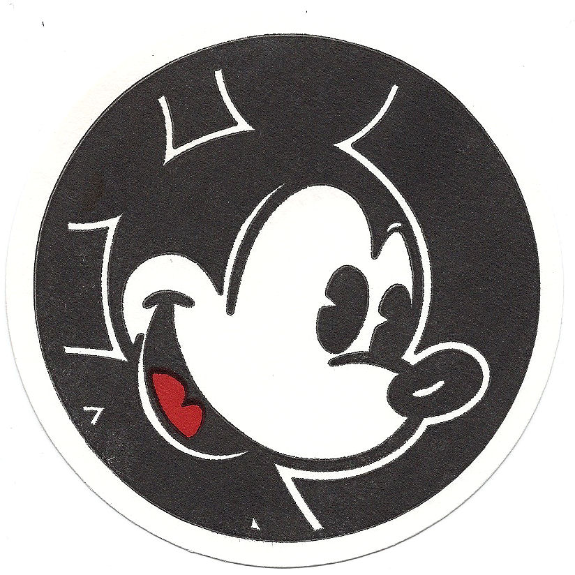 A Mickey Coaster. A Mickey Coaster.