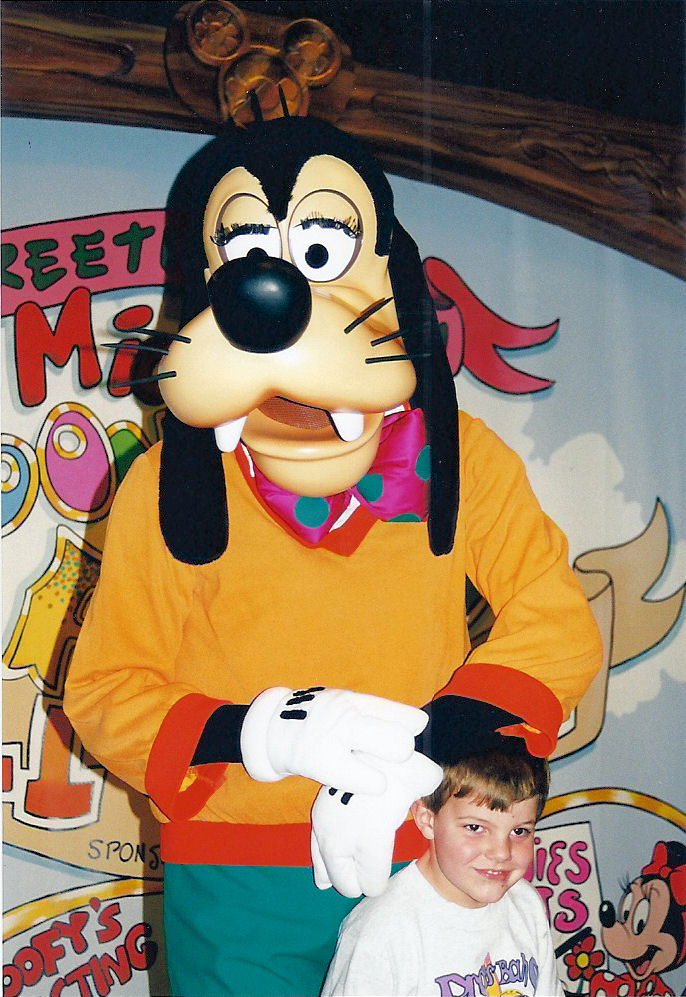 Me and Goofy, again. Me and Goofy, again.
