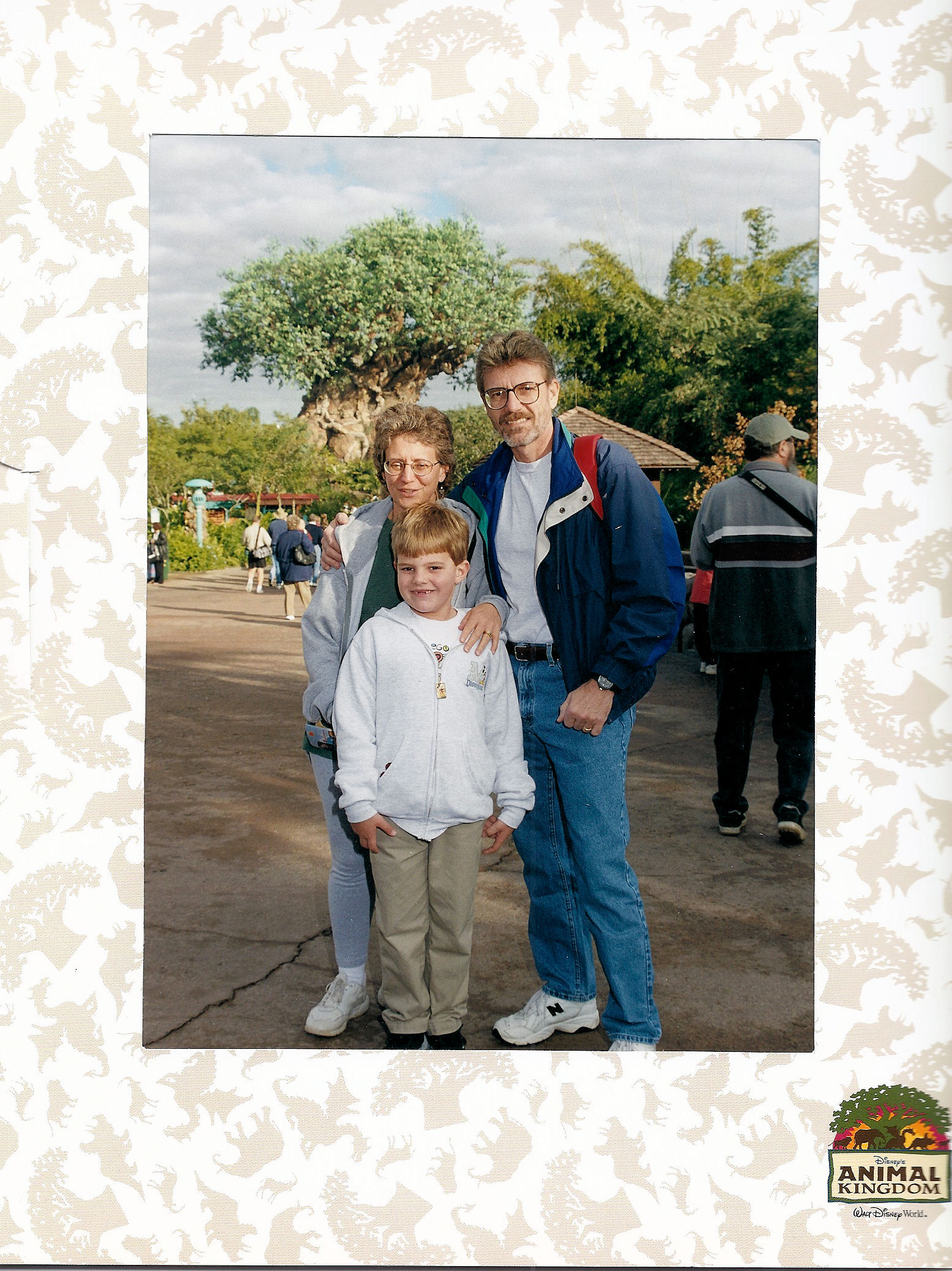 Me and my parents in front of The Tree of Life at Disney's Animal Kingdom at Disney World. Me and my parents in front of The Tree of Life at Disney's Animal Kingdom at Disney World.