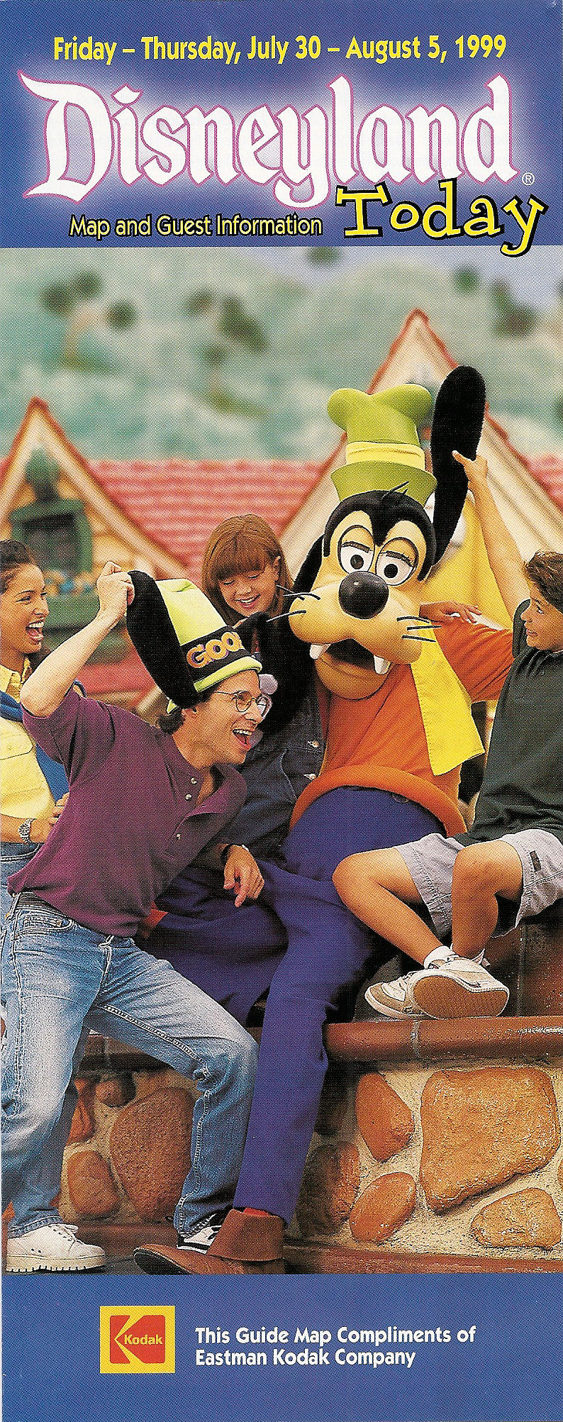 The cover of a map from Disneyland. The cover of a map from Disneyland.