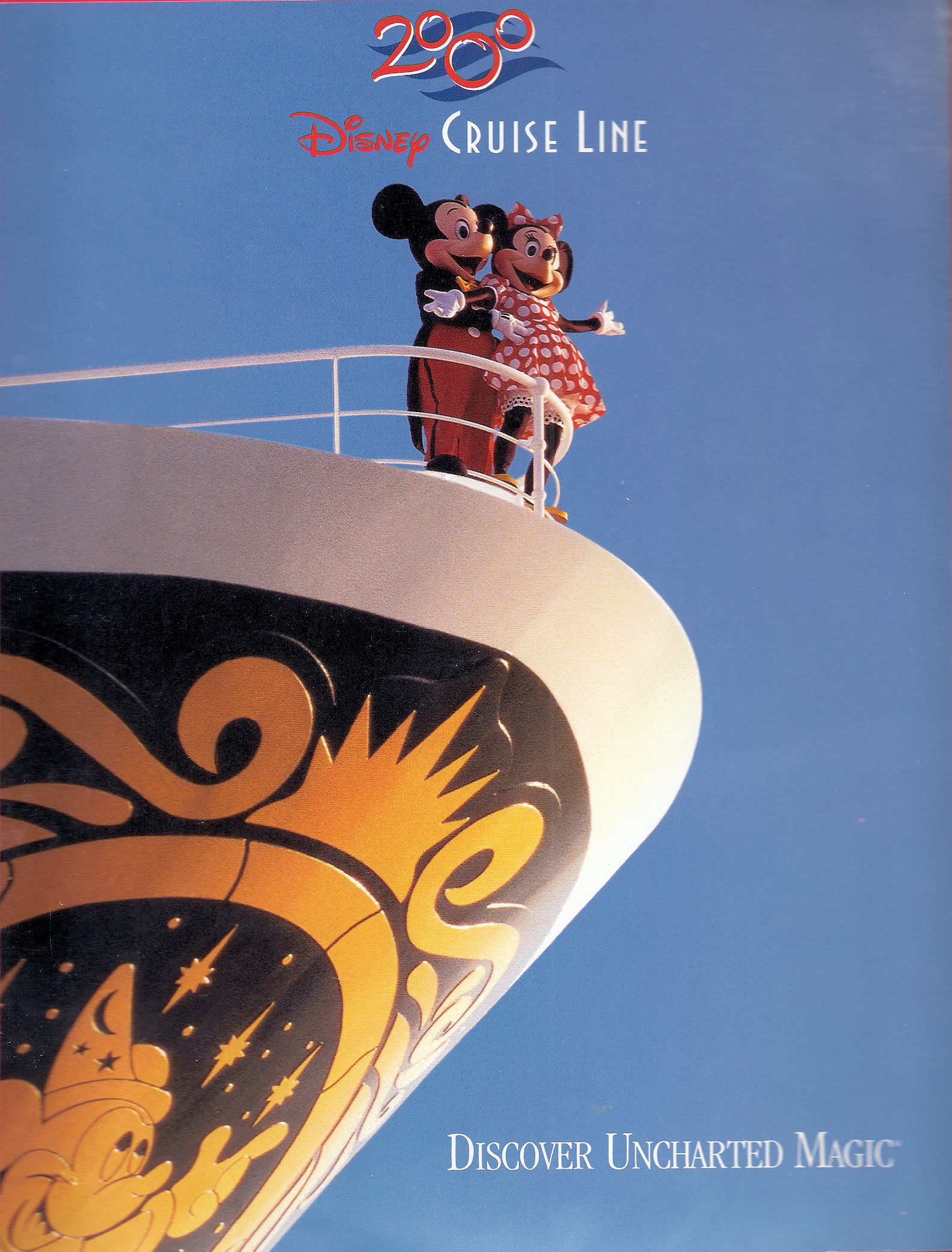 An ad for the Disney Cruise Line. An ad for the Disney Cruise Line.