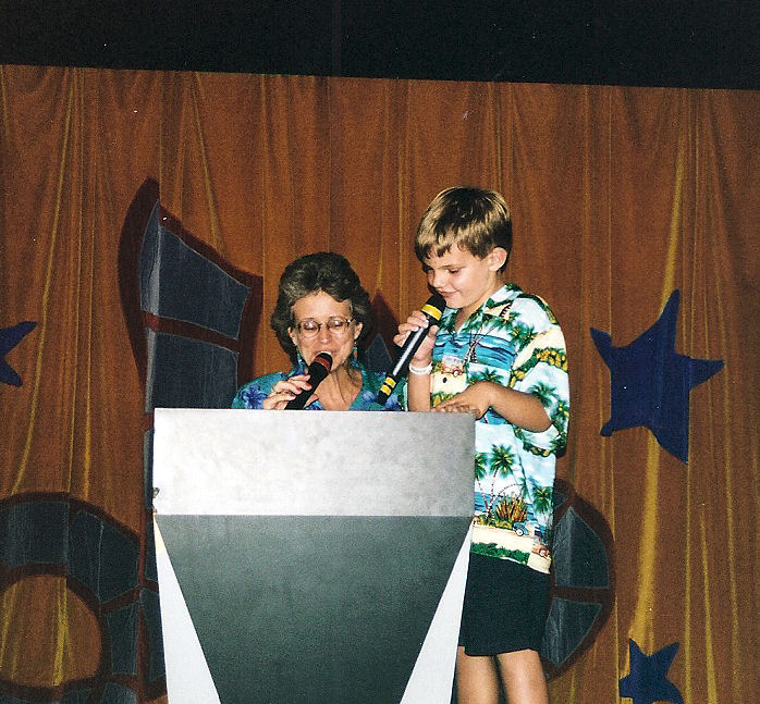 Mom and I doing karaoke on the Disney Cruise Line. Mom and I doing karaoke on the Disney Cruise Line.