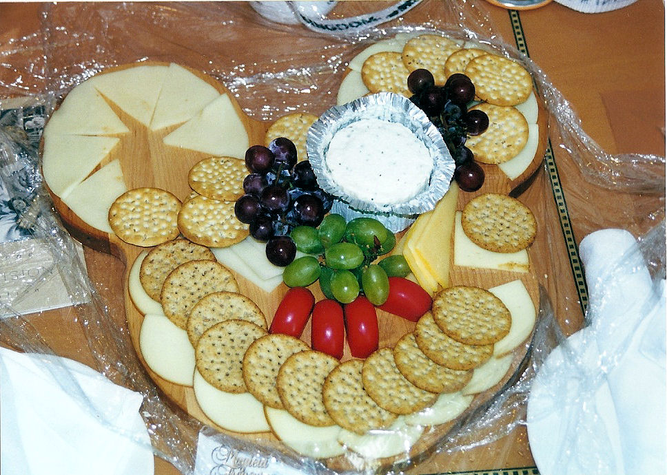 A snack platter on the Disney Cruise Line.