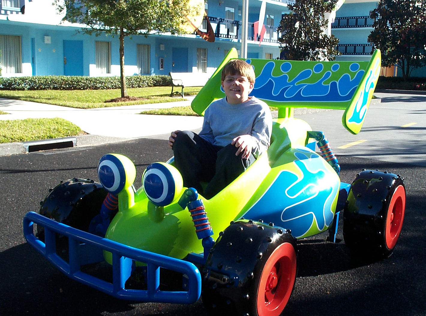 Me in R.C. from Toy Story at Disney's All Star Movies.