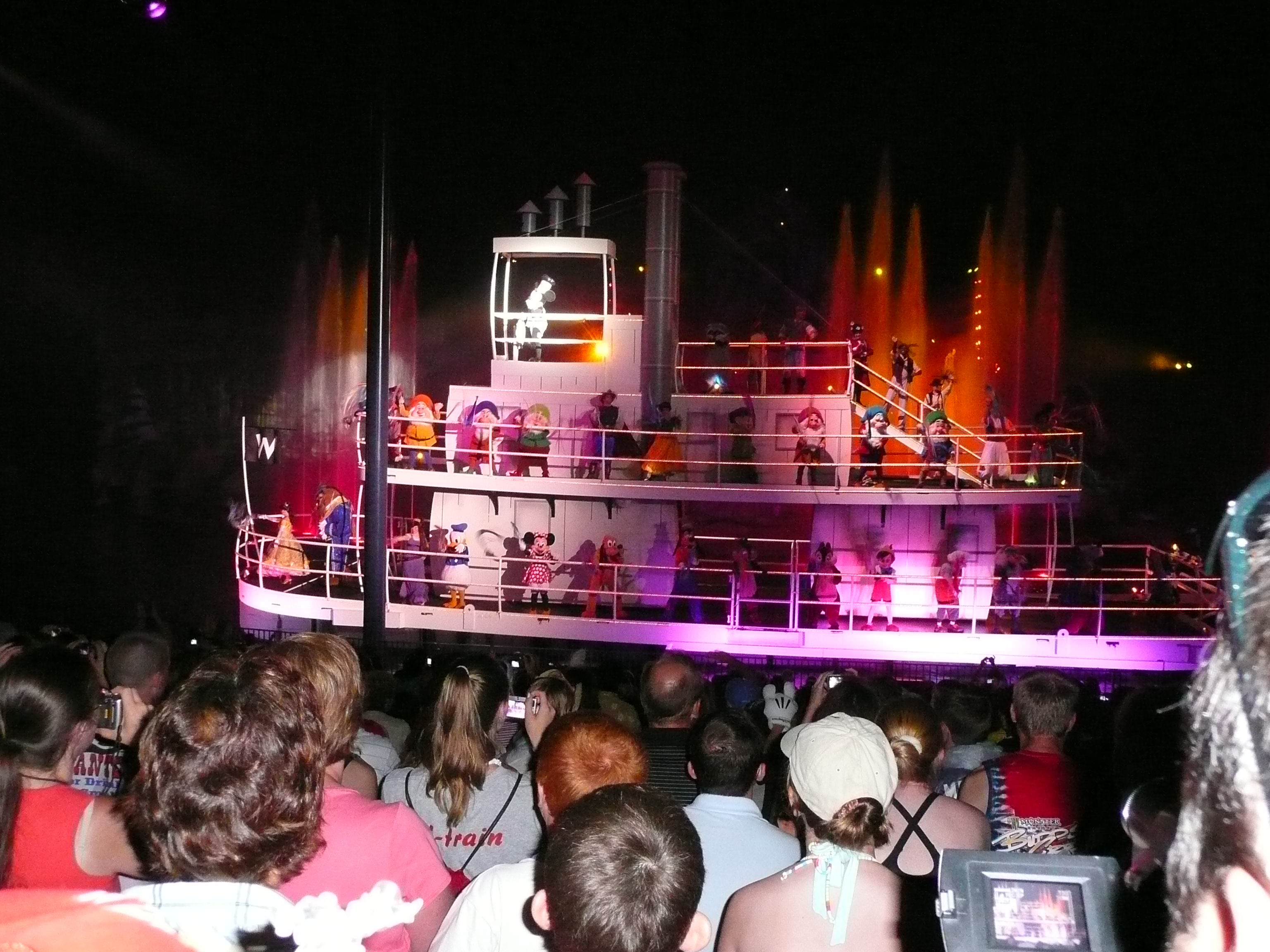 The finale of Fantasmic, the night time show at Disney's Hollywood Studios. The finale of Fantasmic, the night time show at Disney's Hollywood Studios.