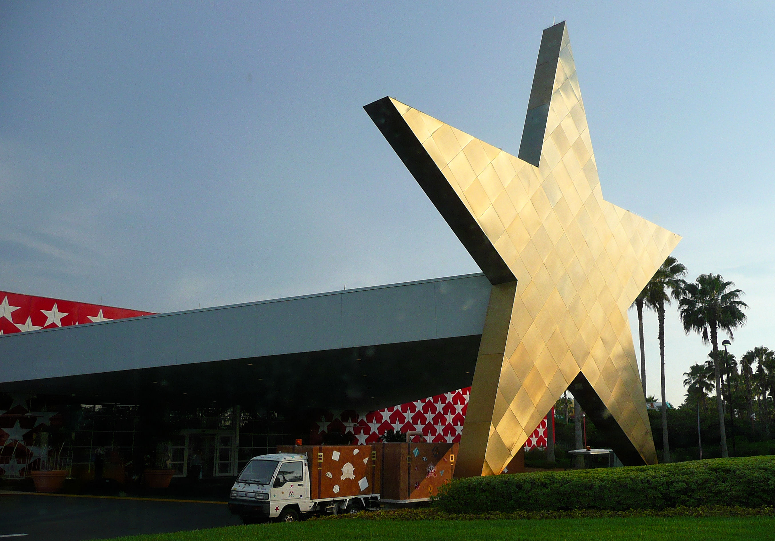 The front of one of the All-Star Resorts at Disney World. The front of one of the All-Star Resorts at Disney World.