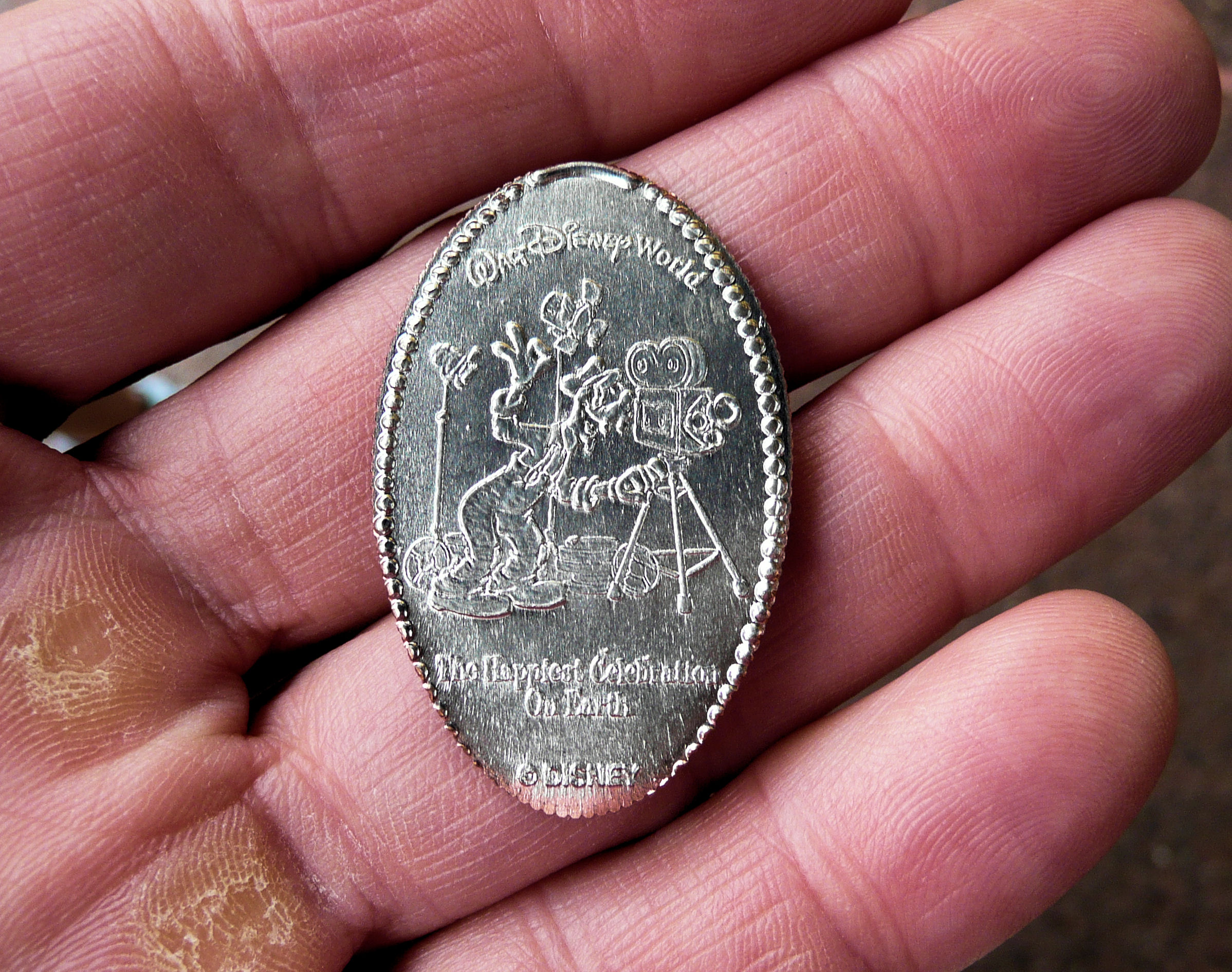 Pressed quarter from Disney World.