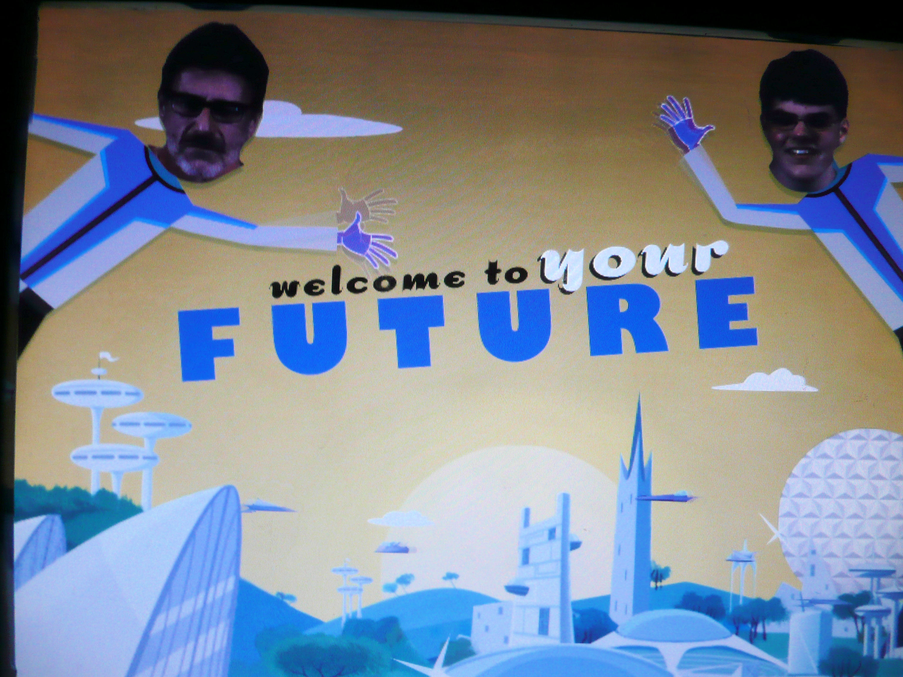 Inside Spaceship Earth ride at EPCOT. Inside Spaceship Earth ride at EPCOT.