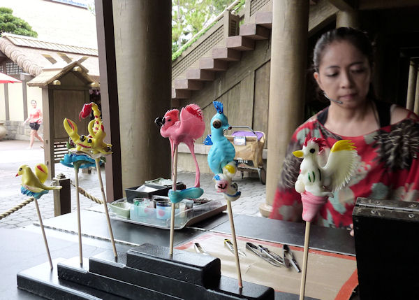Candy Sculpture lady at Japan in EPCOT. Candy Sculpture lady at Japan in EPCOT.