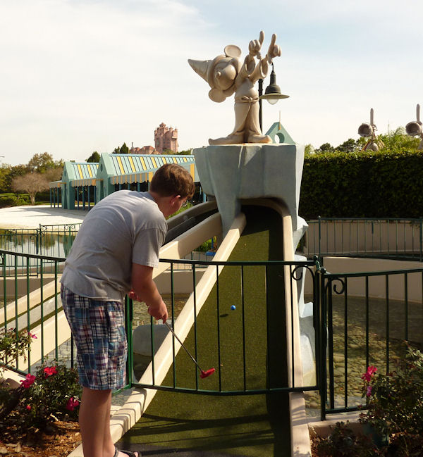 On the links. On the links.