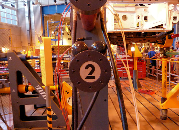 Hidden Mickey at Test Track EPCOT. Hidden Mickey at Test Track EPCOT.