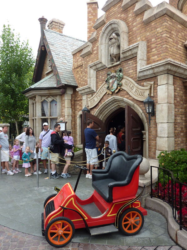Mr. Toad's Wild Ride at Disneyland. Mr. Toad's Wild Ride at Disneyland.