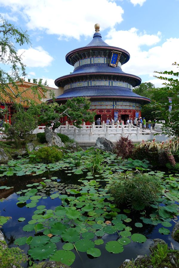 A view of China at EPCOT.