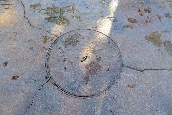 A hidden Mickey at the new Dumbo.