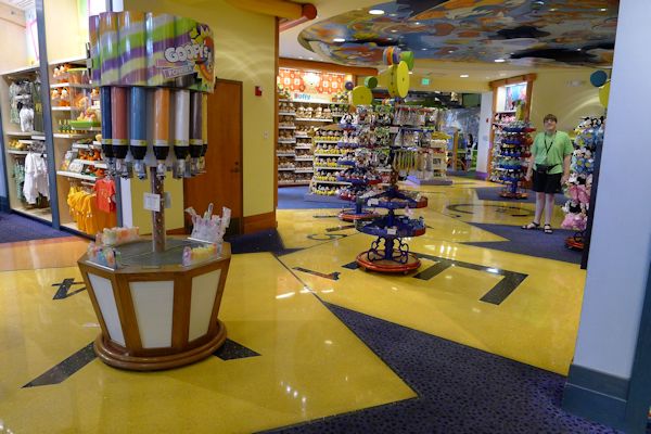 Hidden Mickey in Once Upon a Toy in Downtown Disney.