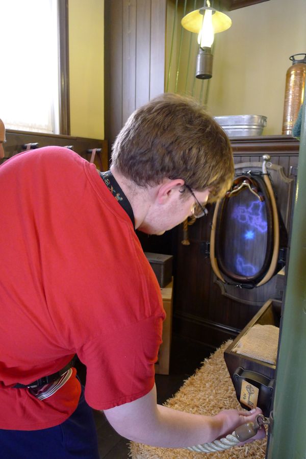 Initializing card for the new game at Magic Kingdom.