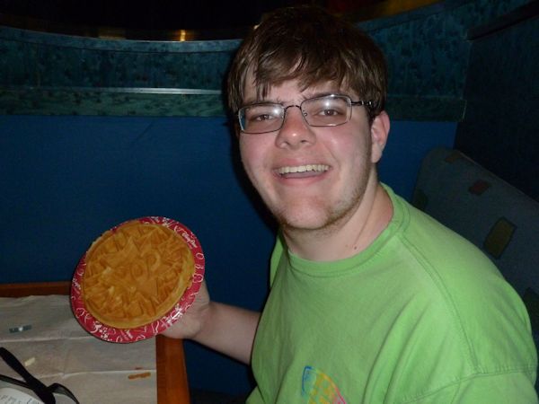 The second and last waffle for the spring break trip.