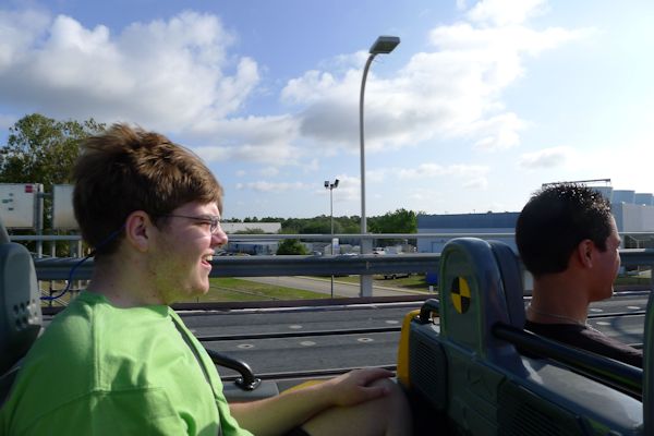 Riding on Test Track.