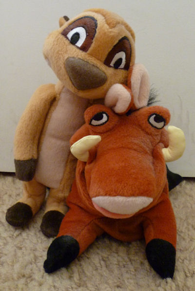 Timon and Pumba beanies Timon and Pumba beanies