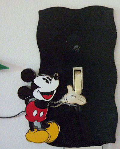 Lightswitch in Max's Room