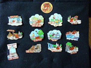 Page of pins. Page of pins.