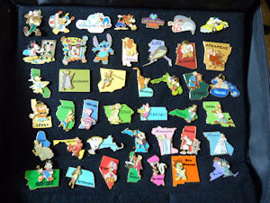 Page of pins. Page of pins.