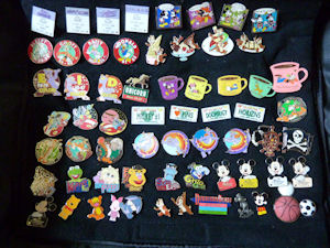 Page of pins. Page of pins.