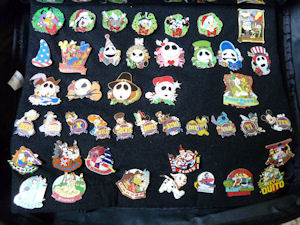 Page of pins. Page of pins.